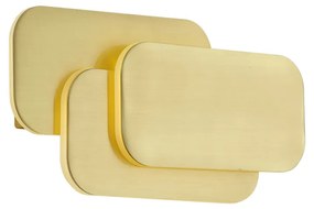 Candeeiro de Parede Moderno Latão Incl. LED Regulável em 3 Níveis - Dias