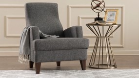 Cadeira Wing Kana – Cinzento Escuro – 76x91x87 cm