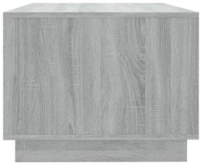 Mesa de centro 102x55x43 cm aglomerado cor sonoma cinzento