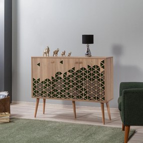 Console Mega – Carvalho Sonoma – 120 cm x 90 cm x 36 cm
