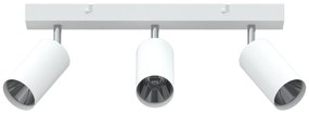 Spotlight de Teto 3 Via Ajustável Branca GU10