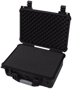 Caixa de equipamento protetora 40,6x33x17,4 cm preto