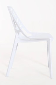 Pack 6 Cadeiras Hissar Polipropileno - Branco