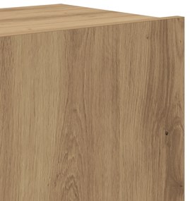 Conjunto de Armário para TV de 6 Peças Carvalho Artesanal Madeira Enge