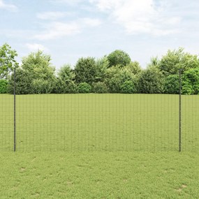 Cerca Euro com 10 Postes Cinza 1,6x10 m Aço