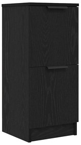 Buffet de Carvalho Preto vidaXL - 30x30x70 cm