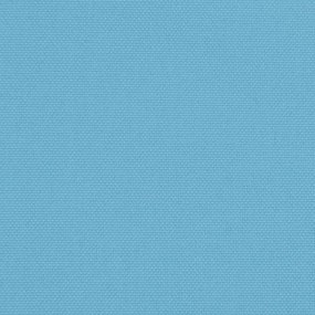 Guarda-sol de jardim com poste de aço 248x248x248 cm azul