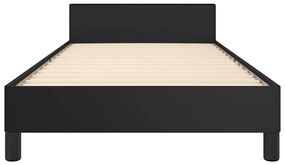 Estrutura cama c/ cabeceira sem colchão 90x200 cm preto