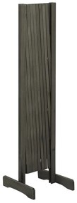Vedação em treliça para jardim 180x100 cm abeto maciço cinzento