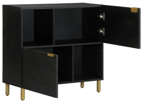 Aparador 80x33x75 cm derivados de madeira preto