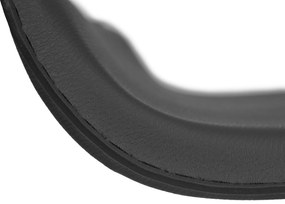 Banco de bar DYN em couro sintético 38 x 65-85 x 41 cm Preto