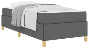 Cama Box Outros Cinza escuro e Marrom e Branco e Cinza escuro