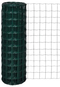 vidaXL Cerca 10 x 1,2 m aço verde