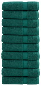 Toalhas de banho premium SOLUND 10pcs 100x150 cm 600 gsm verde