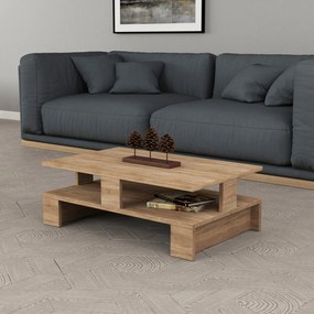 Mesa de Centro Mansu – Carvalho – 80 cm x 27,5 cm x 50 cm
