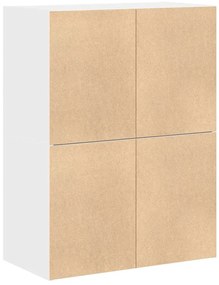 Armários c/ 2 gavetas 2 pcs 60x31x40cm derivados madeira branco
