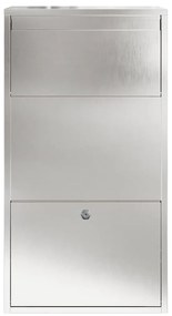 Caixa de Entrega de Pacotes 44x22x82 cm Aço Inoxidável