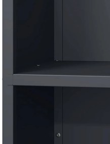 Suporte para lenha 40x30x80 cm aço laminado a frio antracite