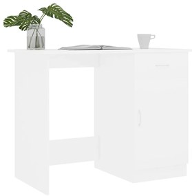 Secretária 100x50x76 cm derivados de madeira branco