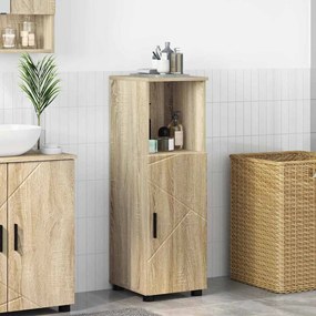 vidaXL Armário de Banheiro com porta Carvalho sonoma 30 x 35 x 95 cm