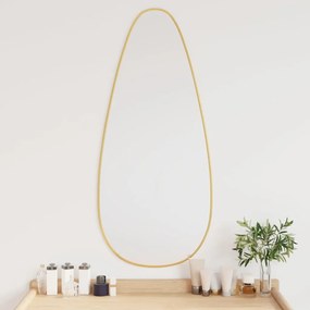 vidaXL Espelho de parede 90x40 cm dourado