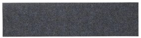 Tapetes escada adesivos retangular 15pcs 76x20cm cinzento-claro