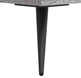 Mesa de centro 102x50x40cm derivados de madeira cinzento sonoma