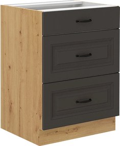 Armário modular com gavetas Retro Grey 108