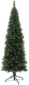 Árvore de Natal 180 cm Árvore de Natal Artificial com 618 Ramos e Suporte de Metal Árvore de Natal para Interior Verde