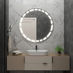 Espelho Redondo LED C8 premium 40x40