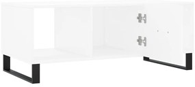 Mesa de centro 102x50x40 cm madeira processada branco