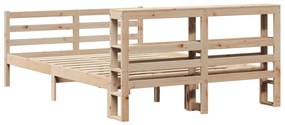Cama sem colchão 120x190 cm madeira de pinho maciça
