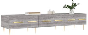 Móvel de TV 150x36x30 cm derivados de madeira cinzento sonoma