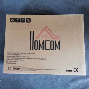 Piano Eléctrico Infantil 32 Teclas Piano Infantil com Microfone Banqui