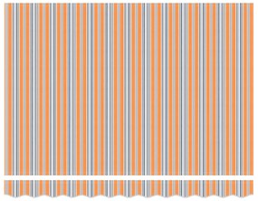 Toldo Retrátil Manual Listrado Multicolorido 300x250 cm