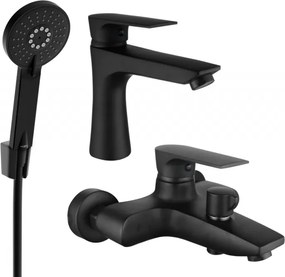 Mexen Axel Conjunto de banho R40, preto - 73803R40-70