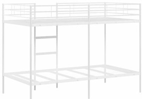 Beliche sem colchão 107x203 cm aço branco