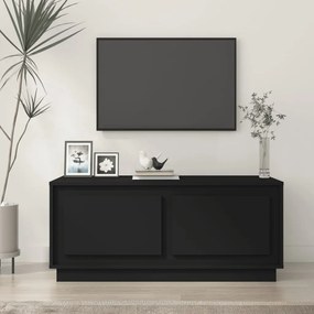 vidaXL Mesa de centro 102x50x44 cm derivados de madeira preto