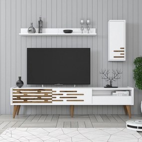 Unidade de TV Valensiya – Branco – 180 cm x 35 cm x 45 cm