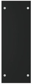 Suporte para lenha 40x35x100 cm vidro temperado preto