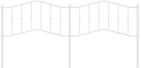 Cabeceira de cama 200 cm metal branco