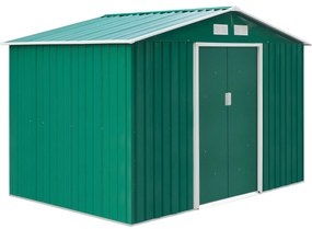 Abrigo de Jardim Exterior 4,83m² 277x195x192cm Abrigo de Jardim Metáli