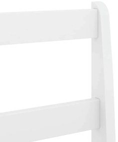 5 pcs conjunto de jantar Panama madeira pinho maciça branco