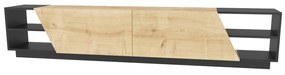 Móvel para TV Rhodes – Antracite e Carvalho – 240x37,1x47,4 cm