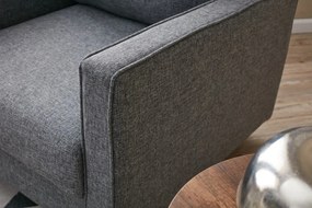 Sofá de 1 Lugar Eva – Cinzento – 85x82x90 cm
