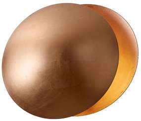 Candeeiro de parede moderno cobre 34,5cm 2-luzes - Sunrise Moderno