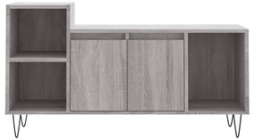 Móvel de TV 100x35x55 cm derivados de madeira cinzento sonoma