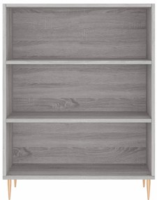 Estante 69,5x32,5x90 cm derivados de madeira cinzento sonoma