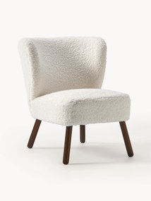 Poltrona de cocktail em teddy Robine