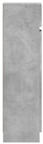 Sapateira 100,5x28x100 cm derivados de madeira cinzento cimento